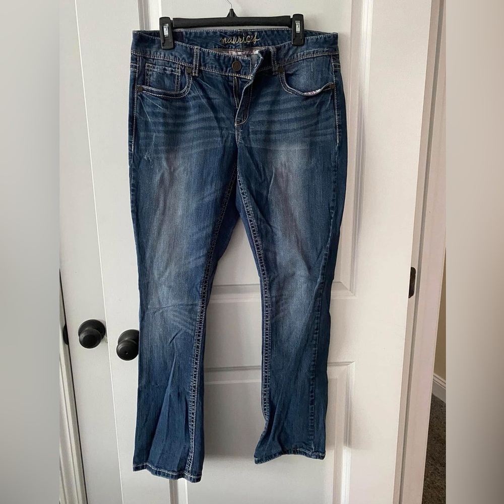 Maurices Dark Blue Boot Cut Jeans